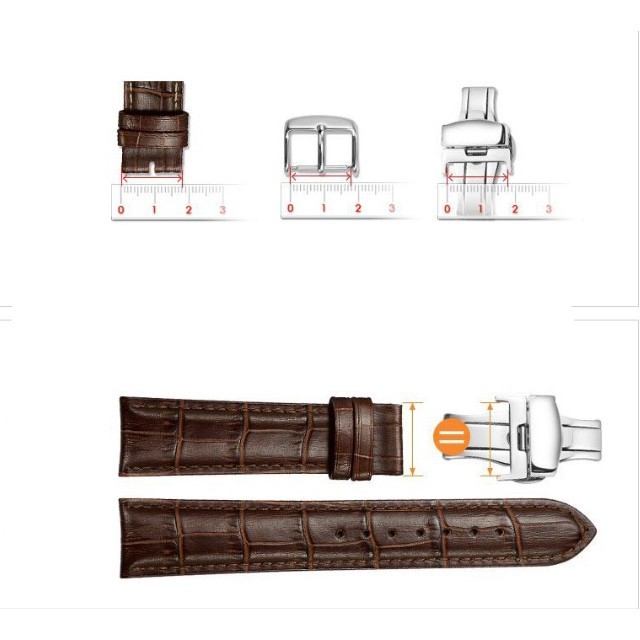 Khóa bướm đồng hồ thép không gỉ