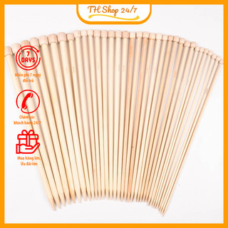 Que đan len 35cm tiện dụng