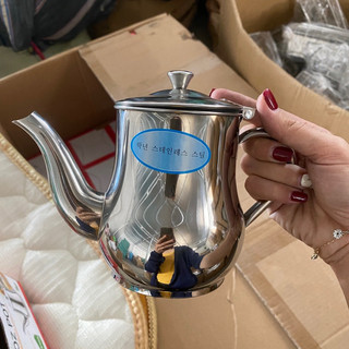 Ấm pha chè inox siêu bền, ấm pha trà inox 304 size 24oz
