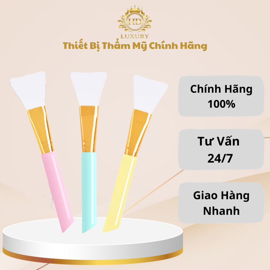 Chổi Silicon Mềm Dẻo Đắp Mặt Nạ