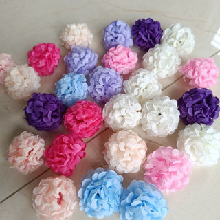 Đầu bông tú cầu size 5cm trang trí_Hoa giả