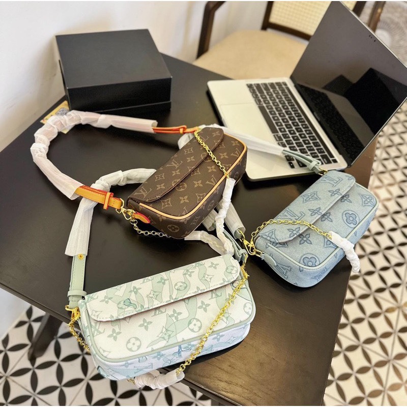 Túi LV họa tiết đủ 3 màu đầy đủ