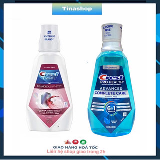 Nước Súc Miệng Trắng Răng Crest 3D White Glamorous / Advanced 1 lít