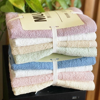 Set 4 khăn tắm cotton Muji cao cấp