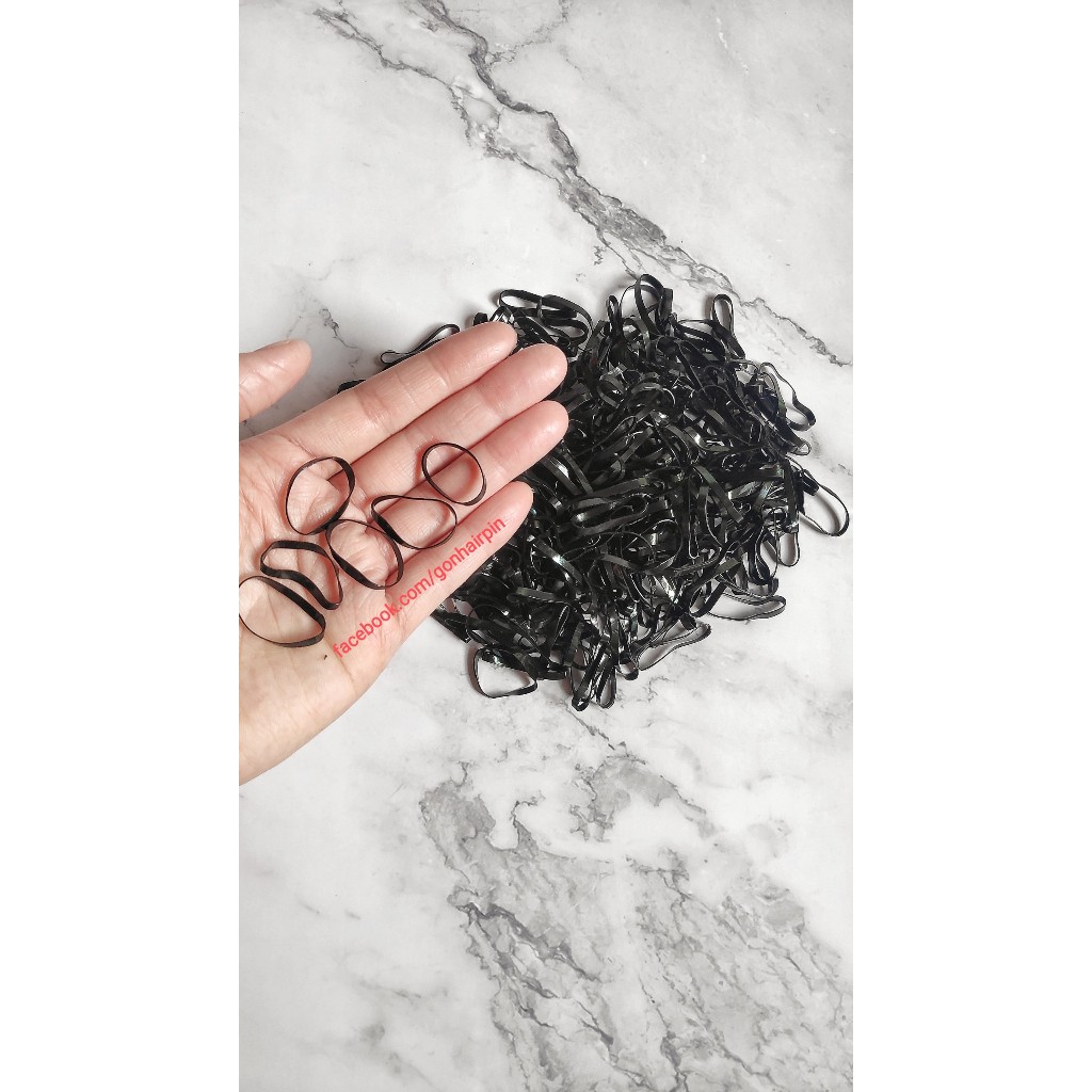 Túi 25g-100g Thun màu cột tóc