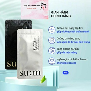 1 gói mặt nạ sủi bọt thải độc su:m37 bright award bubble de mask