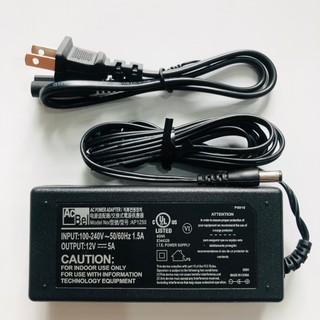 Nguồn Adapter 12V 5A AcBel Dùng cho đầu ghi hình camera, led dây 5050, nguồn tổng camera
