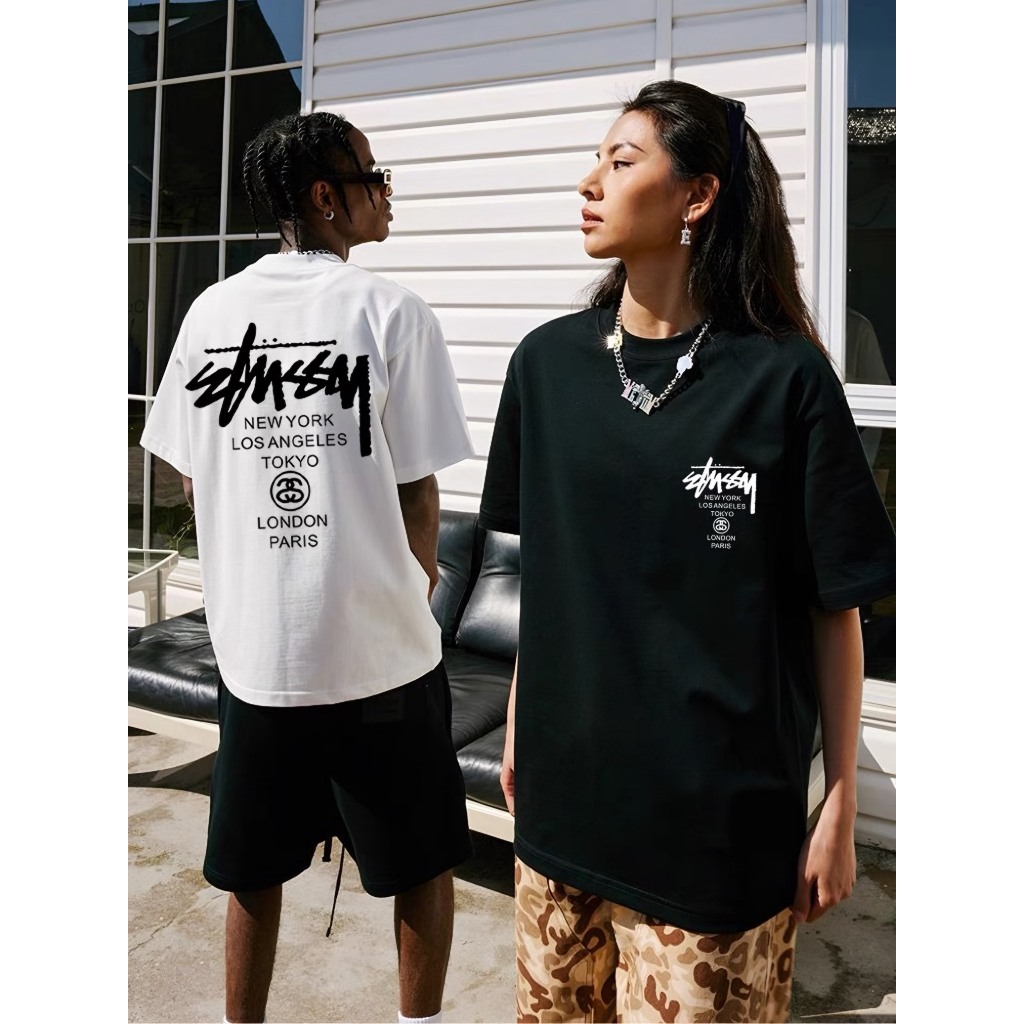 Áo Phông Stusy Basic Tee Local Brand Airslim Chất Liệu 100% Cotton Cao Cấp Phong Cách Y2k - AP182