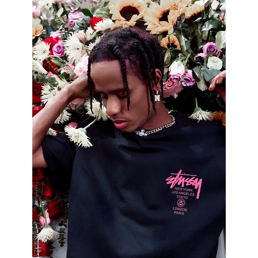 Áo Phông Stusy Basic Tee Local Brand Airslim Chất Liệu 100% Cotton Cao Cấp Phong Cách Y2k - AP182