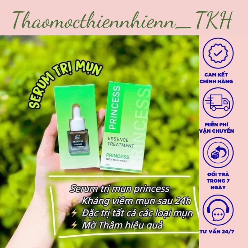 SERUM PRINCESS GIẢM MỤN SẠM THÂM DO MỤN