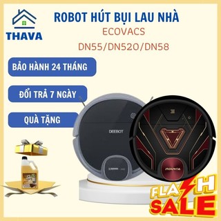 [SẢN PHẨM HOT] Robot Hút Bụi Lau Nhà Tự Động Ecovacs Deebot DN55 / DN58 / DN520 / Xia0mi Mija 1T Hàng Trưng Bày