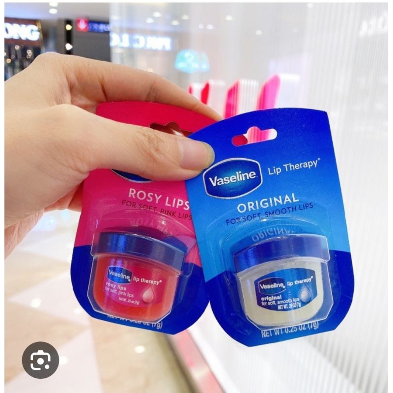 SÁP DƯỠNG MÔI VASELINE LIP THERAPY TRẮNG VÀ HỒNG