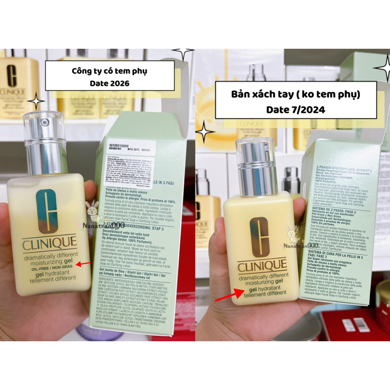 Dưỡng ẩm CLINIQUE GEL VÀNG 125ml