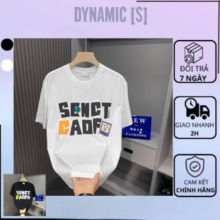 Áo Thun Nam Nữ Unisex Local Brand  Form Rộng Tay Lỡ trắng đen DYNAMIC Sợi cotton 100% 2 chiều 250gsm