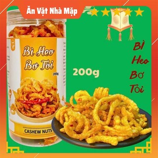 Bì heo bơ tỏi sợi giòn thơm ngon rôm rốp hủ 200g