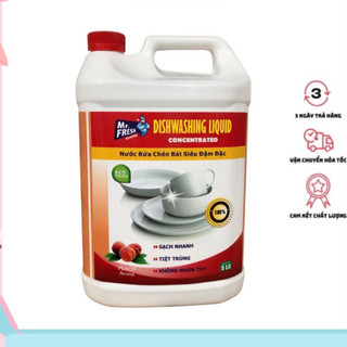 Nước rửa chén bát siêu đậm đặc Mr.fresh 5L