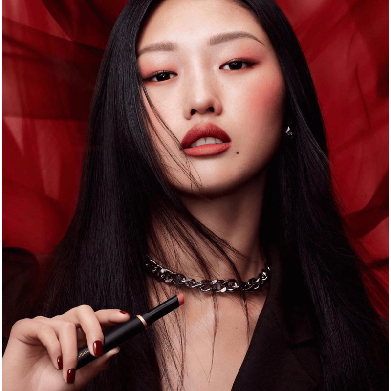 |AUTH - BILL US| 𝐌𝐀𝐂 𝐏𝐨𝐰𝐝𝐞𝐫 𝐊𝐢𝐬𝐬 𝐕𝐞𝐥𝐯𝐞𝐭 𝐁𝐥𝐮𝐫 𝐒𝐥𝐢𝐦 full size - full box