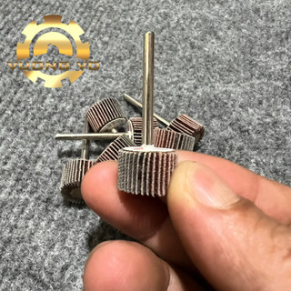 Nhám trụ carem-nhám trụ chuôi-nhám trục xếp đánh bóng kim loại 15x10x3mm cán 3mm
