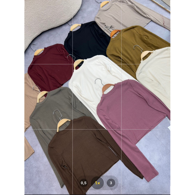 Thun hàn trơn croptop