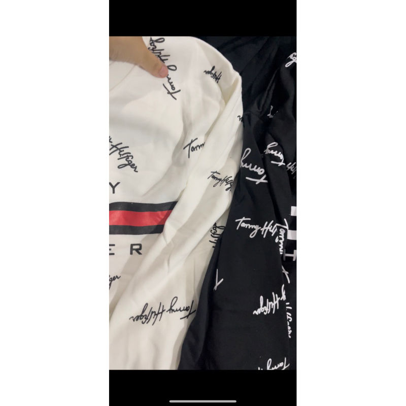 Áo nỉ dài tay tommy