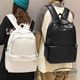 Balo da PU nam nữ cắp ulzzang chống nước trơn cao cấp đi học đi chơi basic thời trang Hàn Quốc-B19