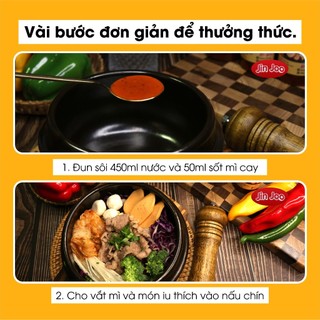 Combo 6 phần mì cay JinJoo (có sốt ớt)