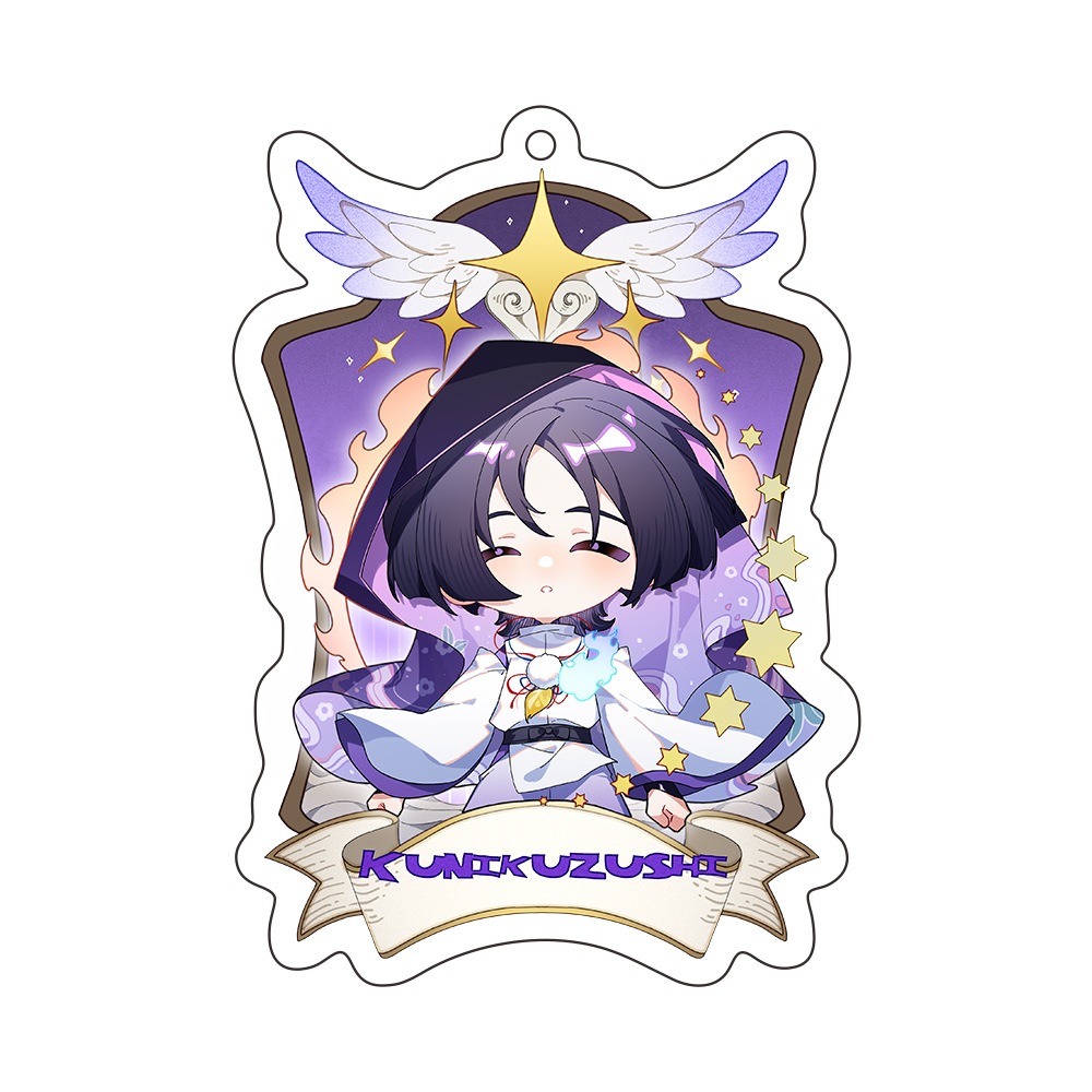 Standee - Móc Khóa Wanderer / Genshin Impact ver thẻ bài Phù thủy chibi dễ thương Scaramouche Kẻ lang thang