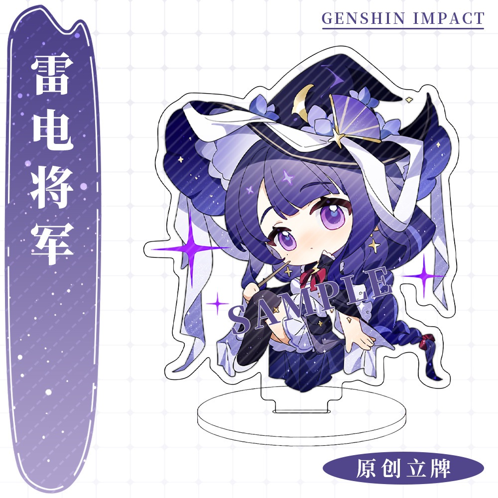 Mô hình Genshin Impact ver Phù thủy chibi dễ thương Standee đứng Scaramouche Wanderer Yae Miko Nahida