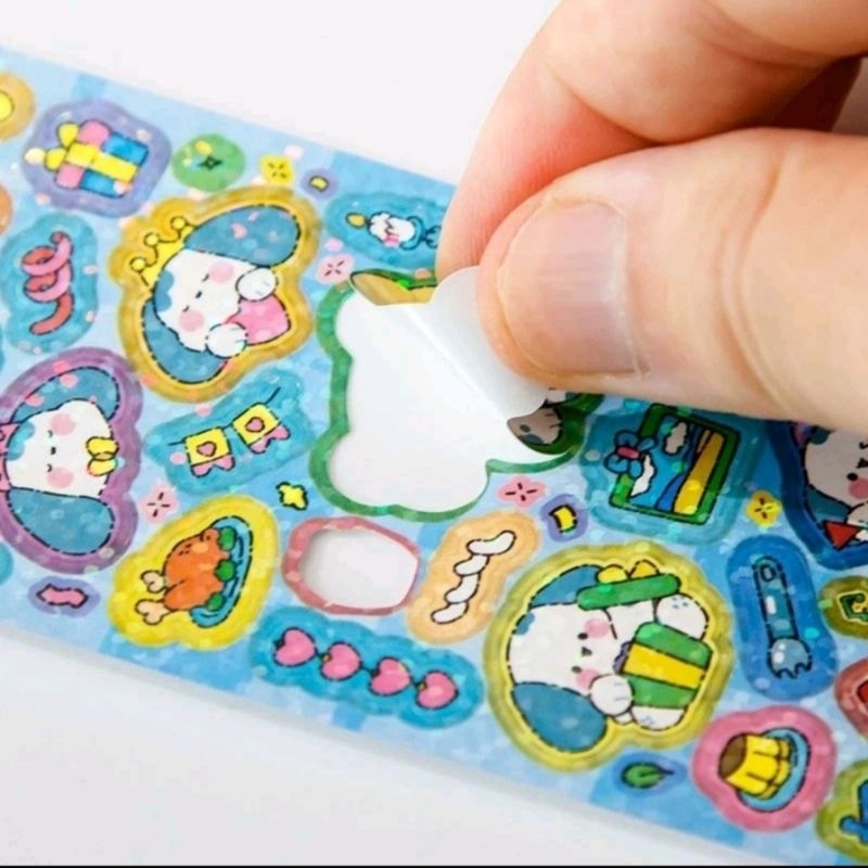 🔥Siêu Hot🔥//1k // Combo 2 tấm Sticker lấp lánh dễ thương chỉ 1k