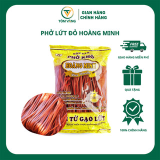 Phở Gạo Lứt Hoàng Minh - Ăn Kiêng/ Giảm Cân/ Healthy/ Eatclean/ Tiểu Đường/ - Túi 500g - Tôm Vàng