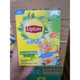Trà lipton vị chanh mật ong 224g