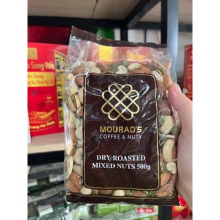 Hạt dinh dưỡng mix nuts mourad’s úc 500g – mix 5 loại hạt: hạnh nhân, óc chó, bí xanh, macca, dẻ cười