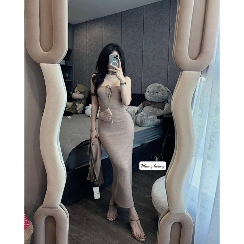 Váy 2s body kèm áo khoác cực xinh L1