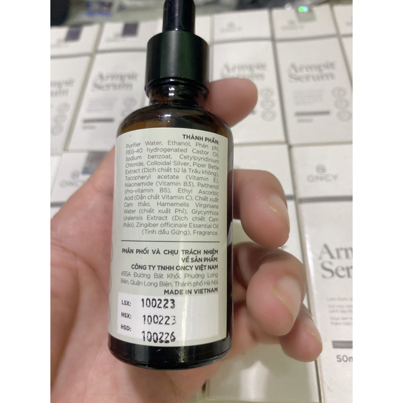Serum ONCY khử mùi hôi nách - Hàng chính Hãng 50ml