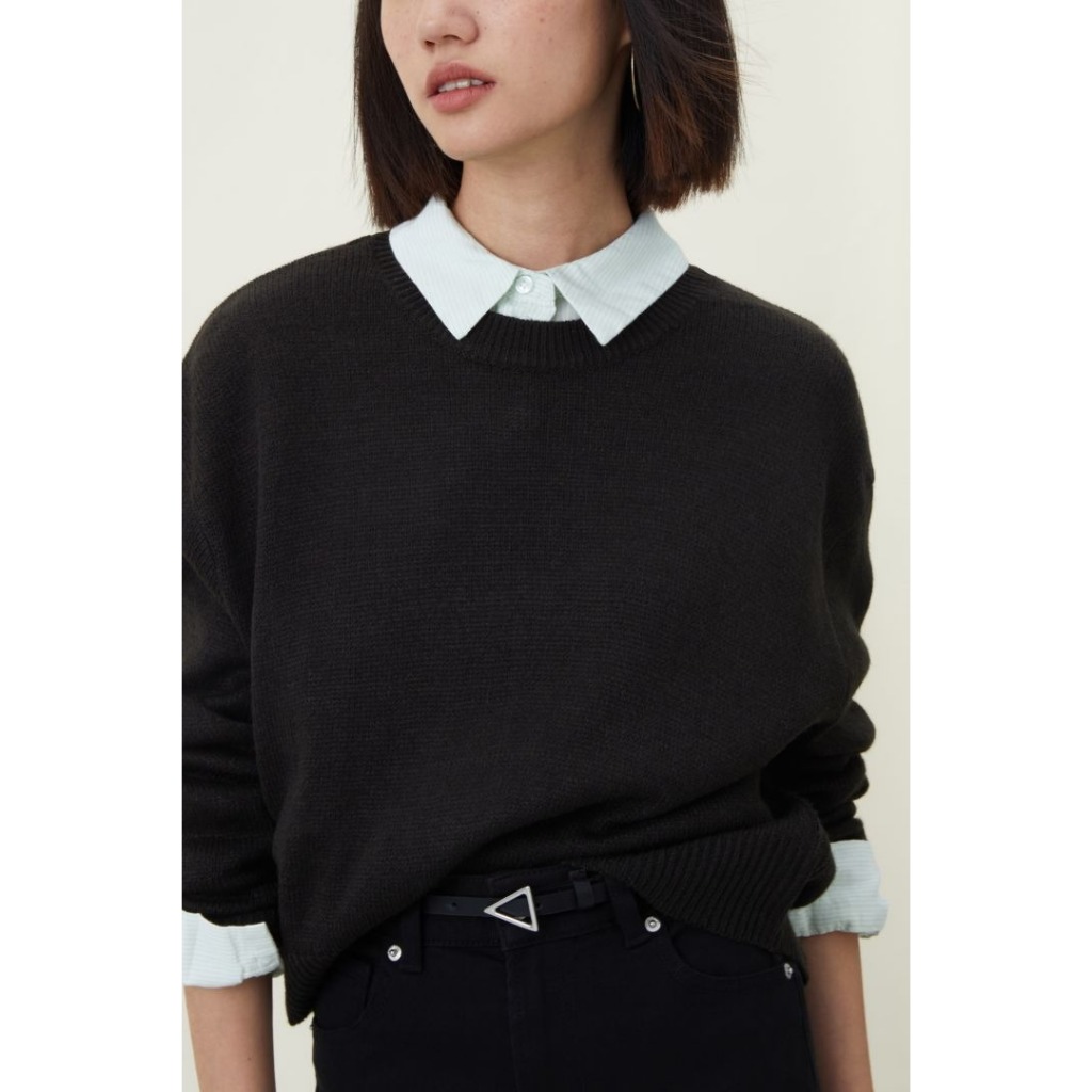 Áo len đen HM H&M sz XS, S 0902518007_hàng chính hãng authentic