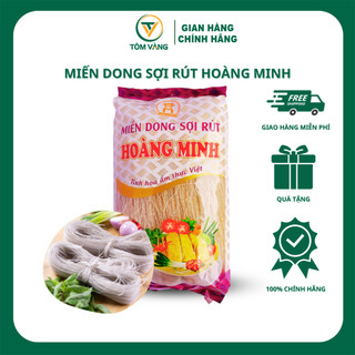 Miến Dong Sợi Rút Hoàng Minh -  Túi 500g - Tôm Vàng