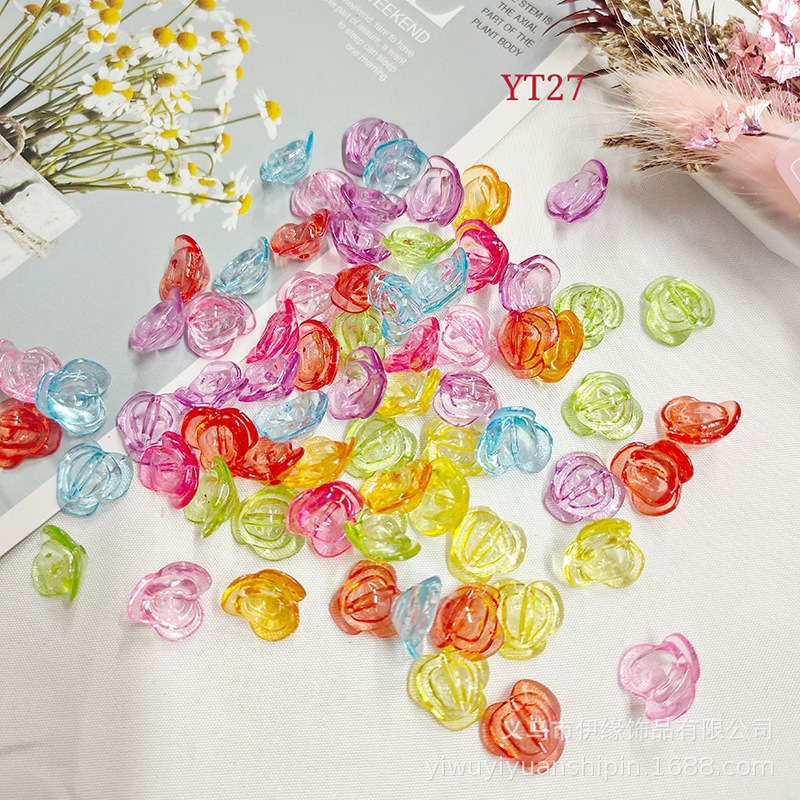 Hạt Cườm Xâu Vòng Cho Bé Họa Tiết Thiên Đỏ Dễ Thương