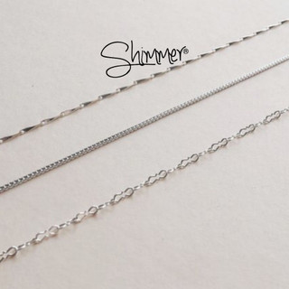 Dây Chuyền Trơn Nữ BẠC 925 CAO CẤP Dài 45cm - SHIMMER SILVER