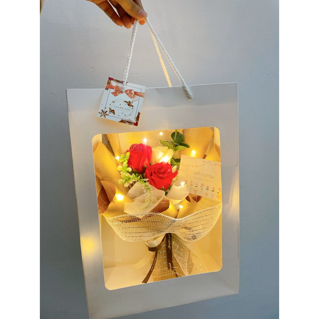 🌹 Bó hoa hồng sáp thơm 3-5-7 bông.. giá rẻ phù hợp túi tiền 🌹