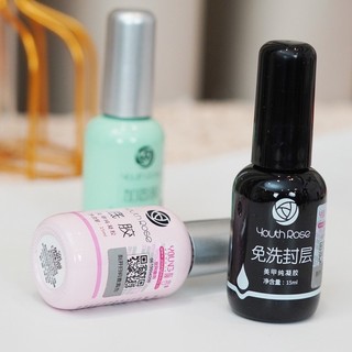 BASE - TOP - CỨNG MÓNG - Top Lỳ Hoa Hồng có LOGO [ Hàtrang_nails ]