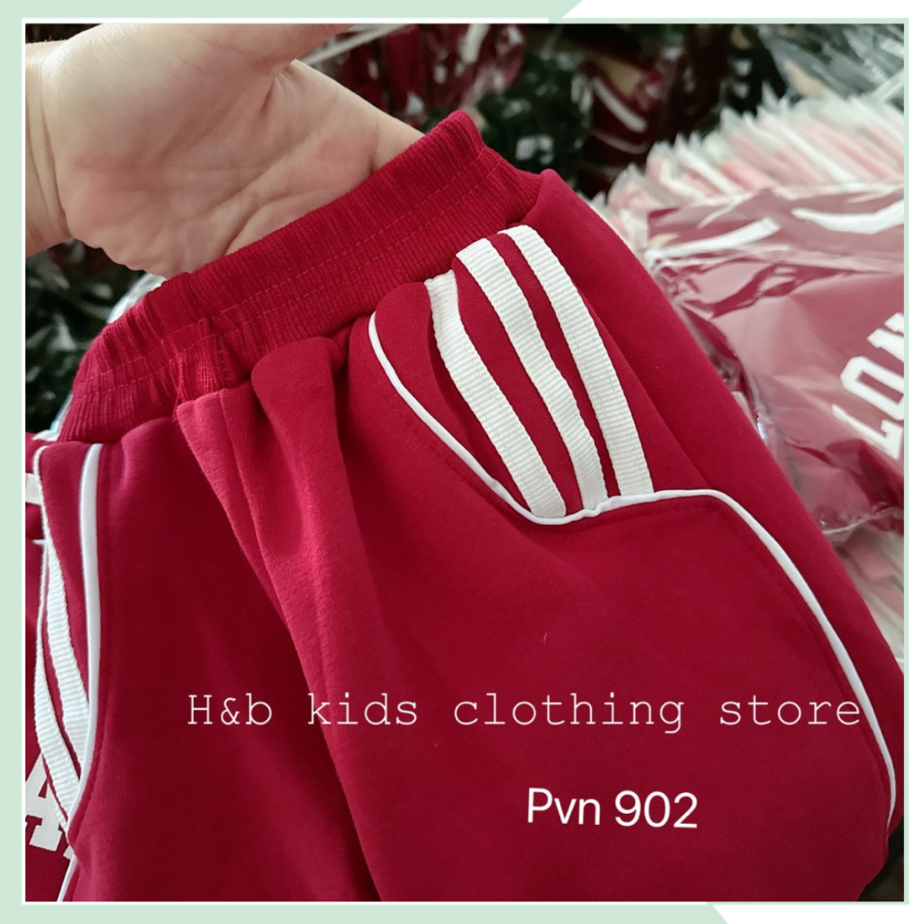 Bộ nỉ cho bé trai, áo nỉ hai da dài tay kèm quần bo gấu thu đông cho bé BBT53