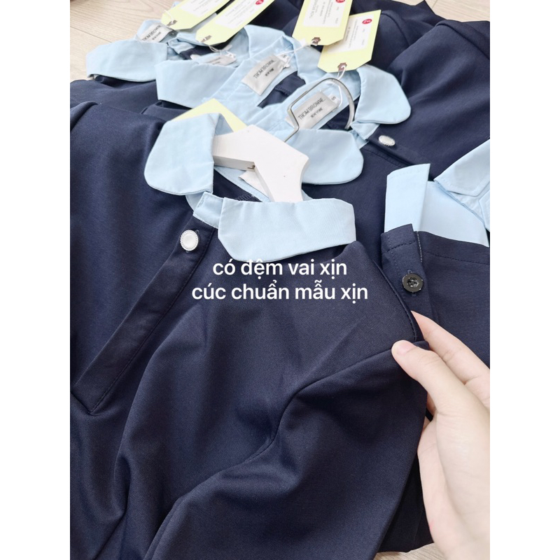 VÁY PHỐI THOM BROWNE CỔ SEN HAI TÀ