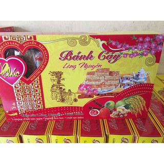 Bánh Cáy Làng nguyễn đặc sản Thái Bình thơm ngon, chia gói dễ dùng hộp 400g