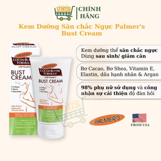[NHẬP MỸ - AUTH - ĐỦ BILL] Kem Dưỡng Săn Chắc Ngực PALMER'S BUST CREAM 125g
