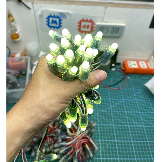 Led Full IC 1903 ngoài trời, led đúc F8 full color