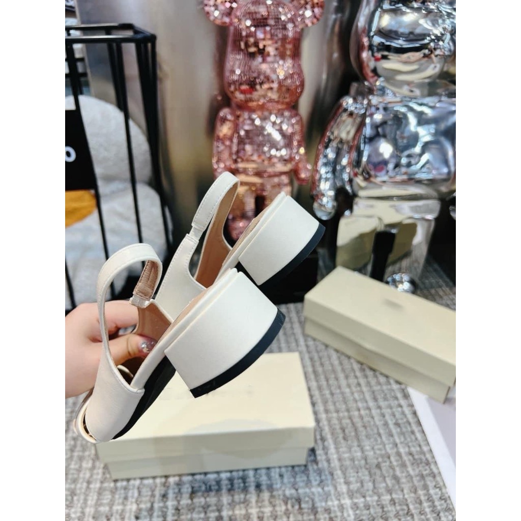 Giày sandal bít mũi gót vuông 3P xinh xắn Giày Bánh Bèo mã SandalRo