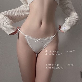 Quần lót nữ thun lạnh dây 2 bên hông sexy gợi cảm phối viền ren 059