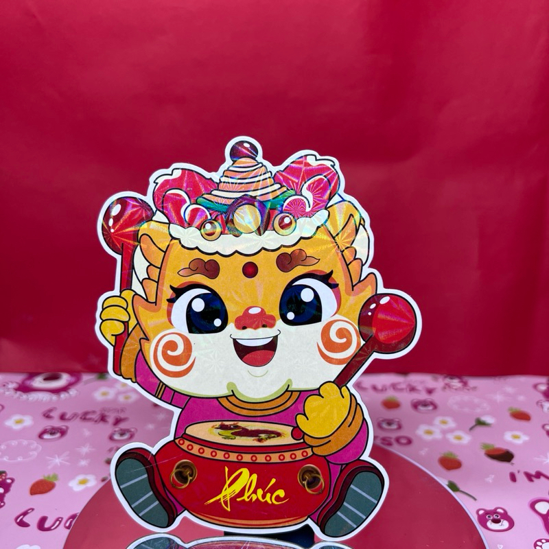 Bao Lì Xì Hình ChiBi Hoạt Hình Mới Nhất Năm 2024 In Đẹp Sắc Nét Phủ Dạ Quang Đẹp 1 CÁI