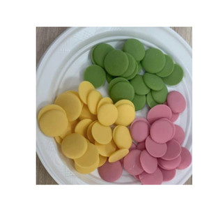 100G Nút Áo Sô Cô La  Nút Áo Compound Đen, Trắng Dạng Nút Áo Dễ Dùng Cacao Tal chia túi zip