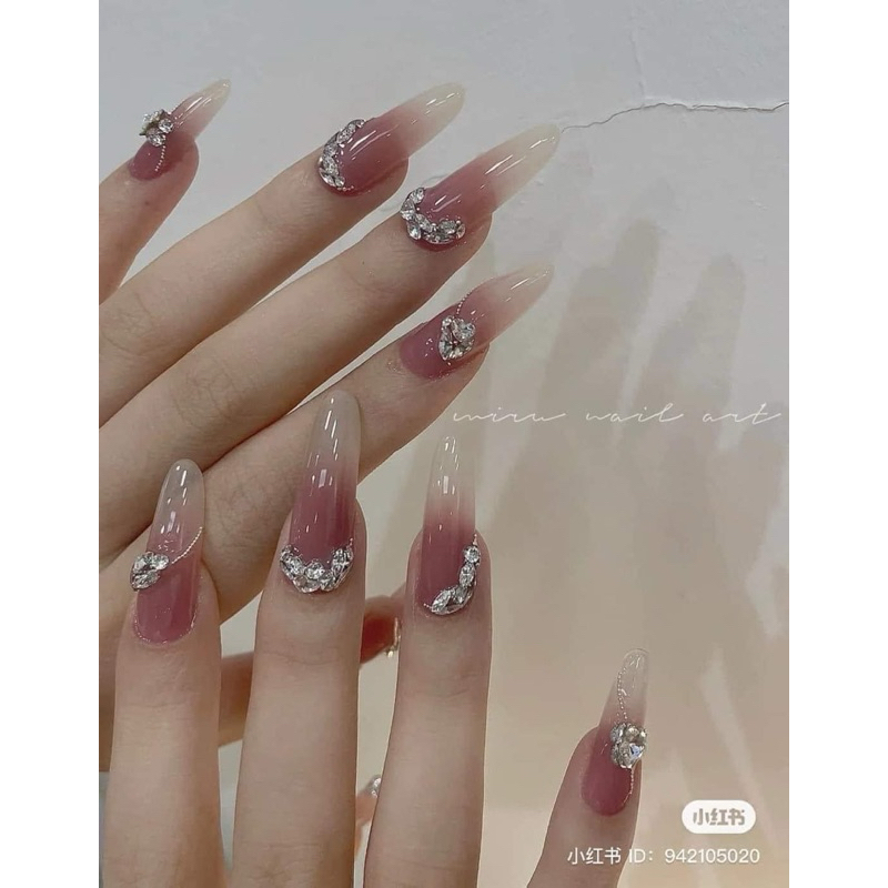 Túi 100 viên đá hạt gạo trang trí móng - Ann933233